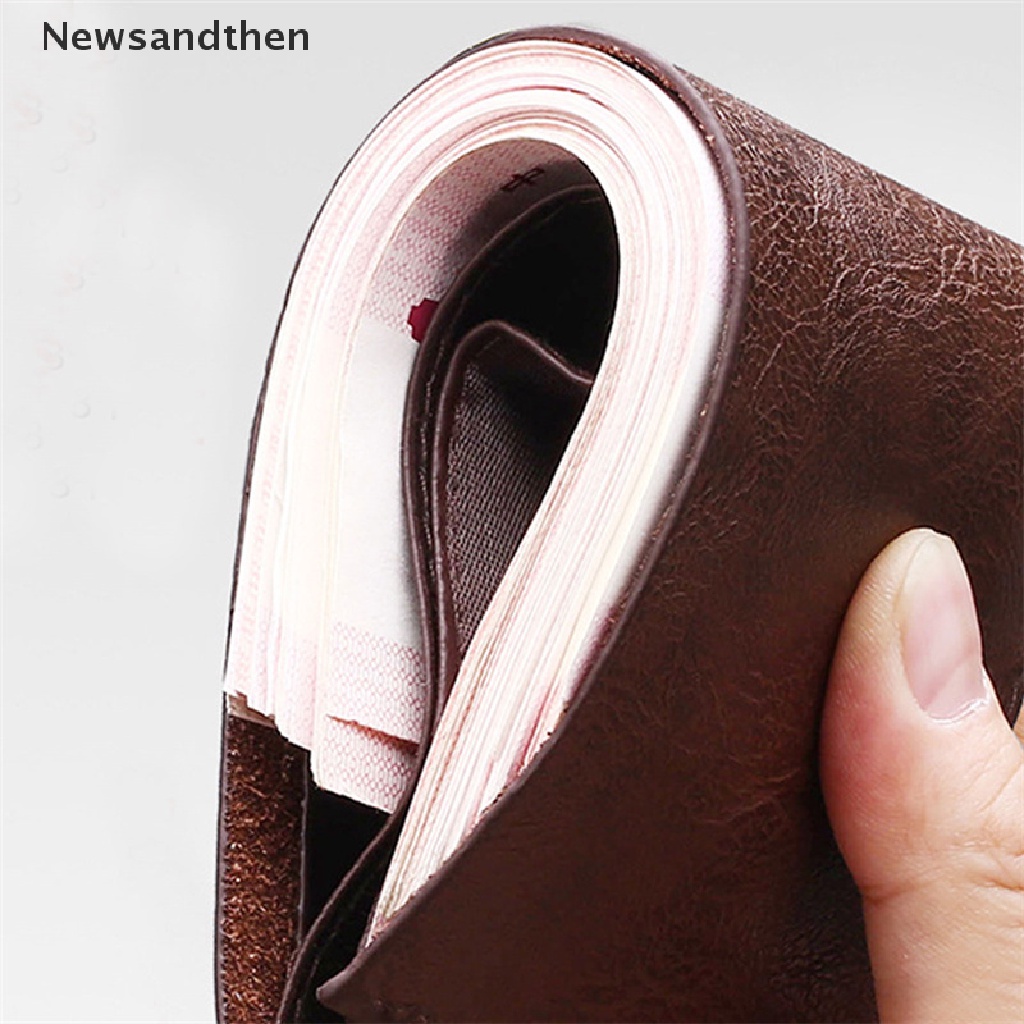 Newsandthen Men's Business Wallet Money Bag Slim Credit Card Short Wallet Thin Purse [Ready Stock] #2