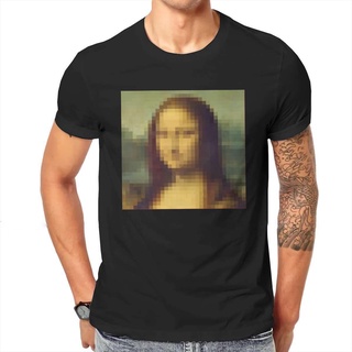 เสื้อยืดผ้าฝ้ายพิมพ์ลายขายดี Ntf เสื้อยืดผ้าฝ้าย แขนสั้น คอกลม พิมพ์ลาย Token Mona Lisa สไตล์พังก์ คลาสสิก ขนาดใหญ่ สําห