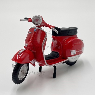 โมเดลรถจักรยานยนต์ 1:18 Diecast 1976 Vespa 200 Rally Replica ของเล่นสําหรับเด็ก