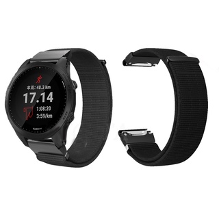 สายนาฬิกาข้อมือไนล่อน Velcro ปลดเร็ว ขนาด 22 มม. สําหรับ Garmin Forerunner 965 955 945 935 D2 Delta