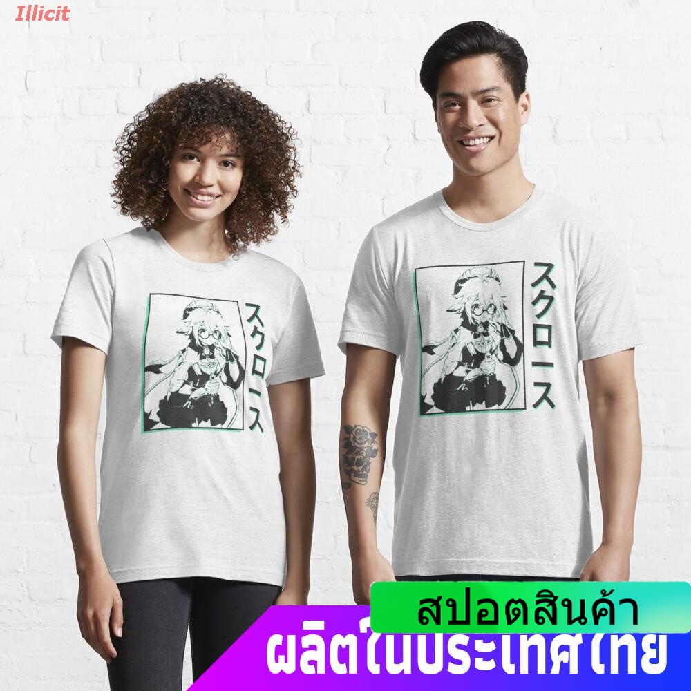 Illicit เสื้อยืดกีฬา Genshin Impact | Sucrose Essential T-Shirt Men's Women's T-shirts