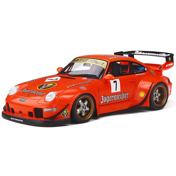 Tarmac 993 remasterisé par Gunther Werks bleu/orange