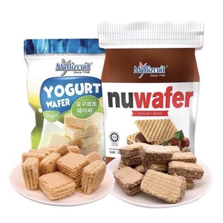 New‼️ล็อตใหม่ตลอด MyBizcuit Nuwafer [นูเวเฟอร์] ช็อกโกแล็ตเฮเซลนัทเข้มข้น ขนาด130g. พร้อมส่ง!!!