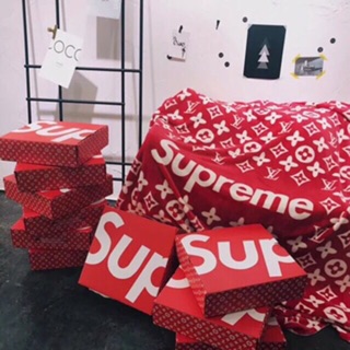 ❌ไม่มีกล่อง❌ ผ้าห่มSupreme ผ้าห่มchanel ผ้าห่มชาแนล ผ้าห่มสุพรีม ผ้าห่มซูพรีม ผ้าห่มแบรนด์เนม ผ้าห่มหลุยส์ ผ้าห่มlouis