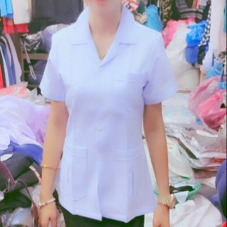 เสื้อกาวเนื้อผ้าลีวายใส่ทำงานเนื้อผ้าดี