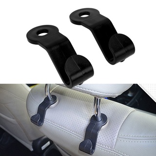 1 Pair Auto Fastener Clip Car Back Seat Headrest Bag Hanger Car Hooks for Bag Bottle Car Organizer Accessories Durable