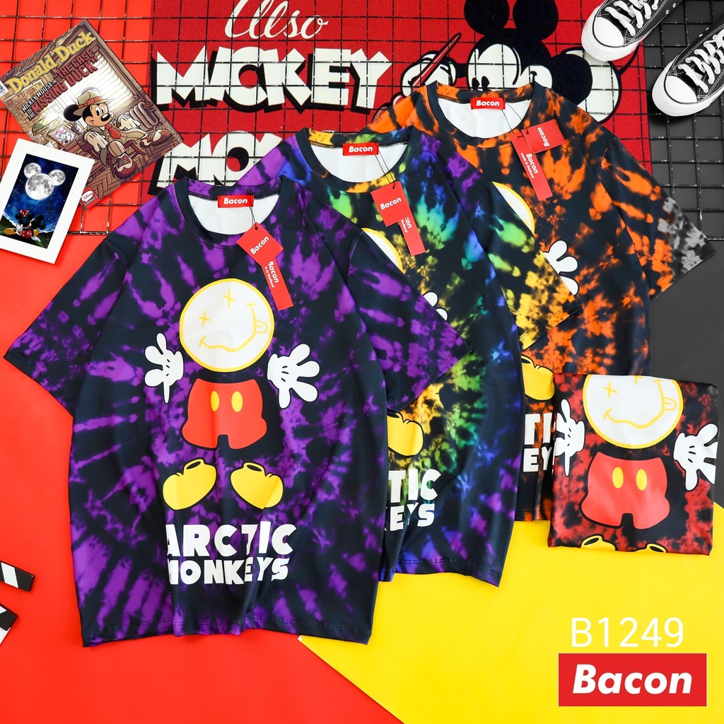 เสื้อยืด มัดย้อม ลาย ARCTIC MONKEYS