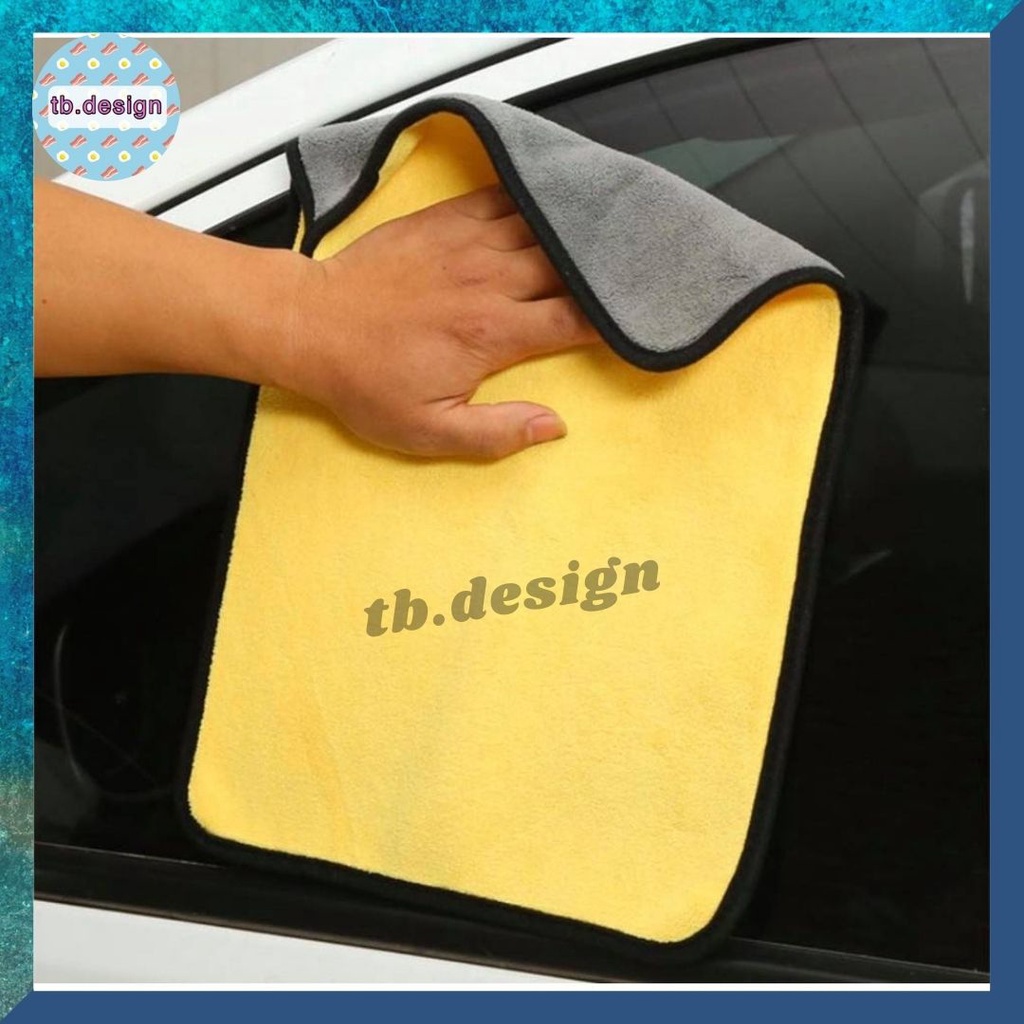 ผ้าไมโครไฟเบอร์ 3D 30*60 ผ้าหนานุ่ม ซับน้ำไว ผ้าเช็ครถ #B-0010
