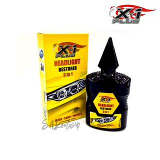 X-1 Plus น้ำยาขัดโคมไฟพร้อมเคลือบ X-1 Plus Headlight Restorer