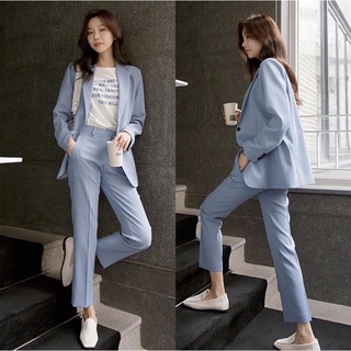 SURY SUIT : BABY BLUE SUIT