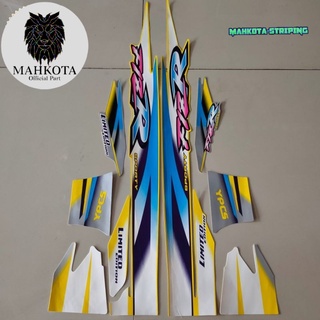 STRIPING STICKER LIS LE POLET yamaha fizr f1zr fiz r limited kuning edition stiker kualitas terbaik termurah Mahkota Sticker