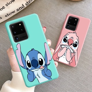 เคสมือถือ Samsung Galaxy S20 FE Samsung Note 20 Ultra 10 S10 S9 Plus 5G Note 9 ตะเข็บเคสโทรศัพท์TPUอ่อนนุ่มซิลิโคนกรณีครอบคลุมคู่