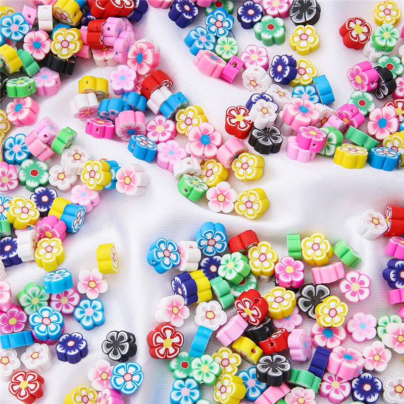 ดินโพลิเมอร์ลูกปัดสําหรับทําเครื่องประดับสร้อยคอสร้อยข้อมือ 30 ชิ้น / ล็อต 10 มม.