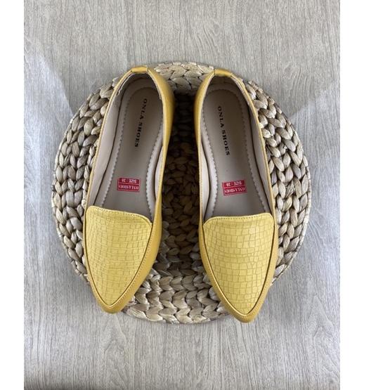 มือสองค่ะ. CROCODILE TONGUE FLAT ONLASHOES WORK SHOES LB26