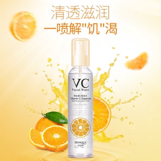 LUKYIM_SHOPโทนเนอร์น้ำแร่ วิตามินซี BIOAQUA VC Facial Water Vitamin C 150ml. เนียนใส ผิวเนียนนุ่ม