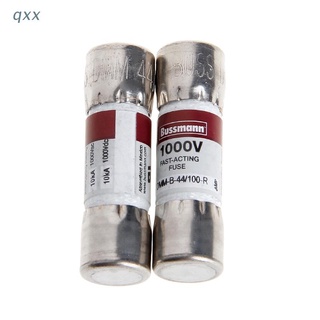 2PC DMM-B-44/100 10x35MM 44MA 1000VAC/for DC Buss Fuse For  Multimeter BUSS