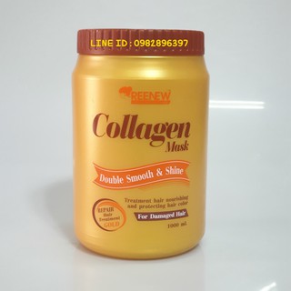 ทรีทเม้นท์คอลลาเจน รีนิว (Renew Collagen Mask 1000ml.) #ทรีทเม้นท์คอลลาเจน #ทรีทเม้นท์บำรุงผม #ทรีทเม้นท์รีนิว