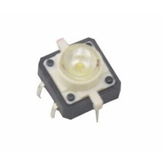 สินค้าพร้อมส่งในไทย 🔥 Tactile Push Button Switch Momentary Tact 12X12mm With LED Lights 12x12 mm (ไม่รวม V.A.T)