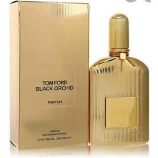 TOMFORD BLACK ORCHID สีทอง ▪️ 100 ml  ▪️ NOBOX  ▪️ ส่งฟรี  1900.-Black Orchid Parfum by Tom Ford is a Amber Floral fragr