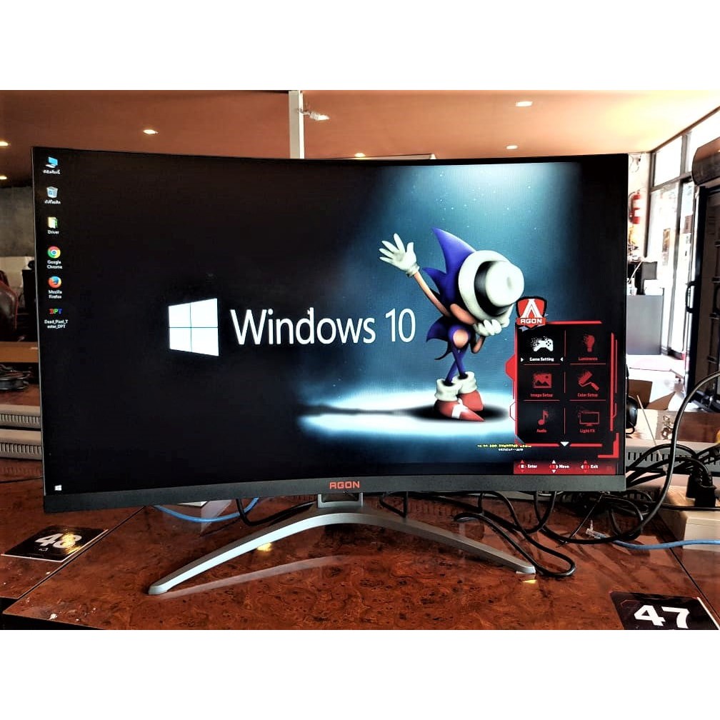 AOC AG323FCXE จอภาพเกมมิ่ง 31.5 นิ้ว 165Hz VA Curved HDR