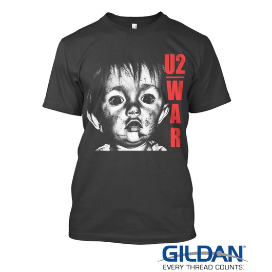 U2 "War" เสื้อยืด STATES APPAREL ใหม่