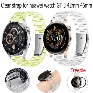 ไลน์ Huawei watch GT 3 42mm สมาร์ทวอช เส้นใส Huawei watch GT 3 46mm สายสมาร์ทวอทช์