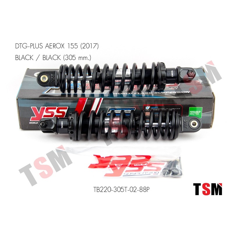 โช๊ค YSS DTG AEROX ใส่ได้ทุกปี ของแท้100% ประกันศูนย์6เดือน