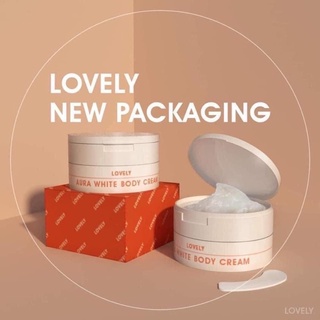 LOVELY Cream ไลท์ไวท์โฉมใหม่ เร่งขาวไวกว่าเดิม  Light White Body Cream เซ็ทครีมไลท์ไวท์ ( แพ็คเกจใหม่ )