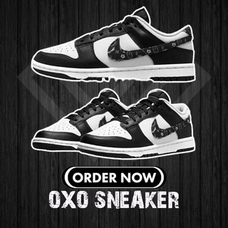 NIKE DUNK LOW ESS BLACK PAISLEY black and white cashew flower