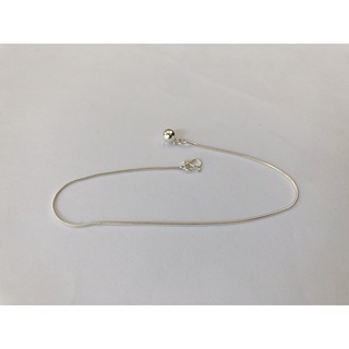 สร้อยข้อเท้าลายกระดูกงูเงินแท้925