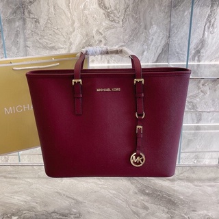 สินค้าใหม่-Michael Kors-กระเป๋าผู้หญิง/กระเป๋าถือ Tote Bag/ของแท้ 💯%/พร้อมส่ง Real Shot [ส่งฟรี] เทรนด์แฟชั่น