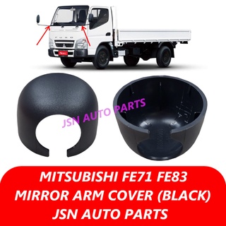 Mitsubishi FE71 FE83 ฝาครอบกระจกมองข้าง สีโครเมี่ยม และสีดํา (MK)404988) ราคา สําหรับ 1 ชิ้น