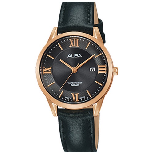 ALBA  Quartz Ladies นาฬิกาข้อมือผู้หญิง สายหนัง รุ่น AH7R38X,AH7R38X