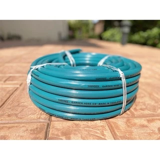 สายยางเขียว 5/8" สายยาง รดน้ำต้นไม้ 5หุน 20เมตร 2ชั้น สีเขียว รุ่นรีไซเคิล เนื้อหนา [GHB-058-20]