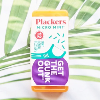 ไหมขัดฟัน รสมิ้นต์ Micro Mint Dental Flossers Travel Pack 12 Count (Plackers®)