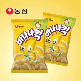 NONGSHIM BANANA KICK นงชิม บานานา คิก (ขนมอบกรอบรสกล้วยหอม)