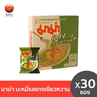 มาม่าบะหมี่รสแกงเขียวหวานไก่  แพ็ค 30 ซอง