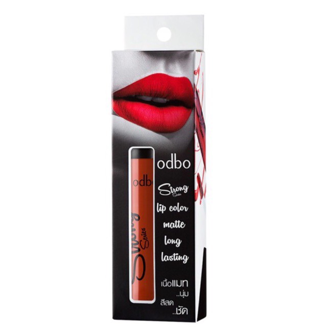 odbo strong series lip color matte long lasting