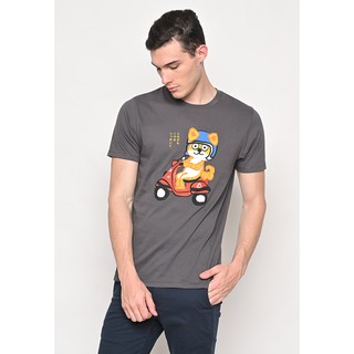 Skelly เสื้อยืดผู้ชายสีเทา Jemba Scoot Tee Grey