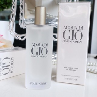 GIORGIO ARMANI Acqua Di Gio Pour Homme EDT 15 ml น้ำหอมแท้ขนาดทดลอง หัวสเปรย์