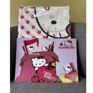 ชุดเครื่องนอน ลายkitty รายละเอียดสินค้า ผ้าปูที่นอน 6ฟุต 5ชิ้น