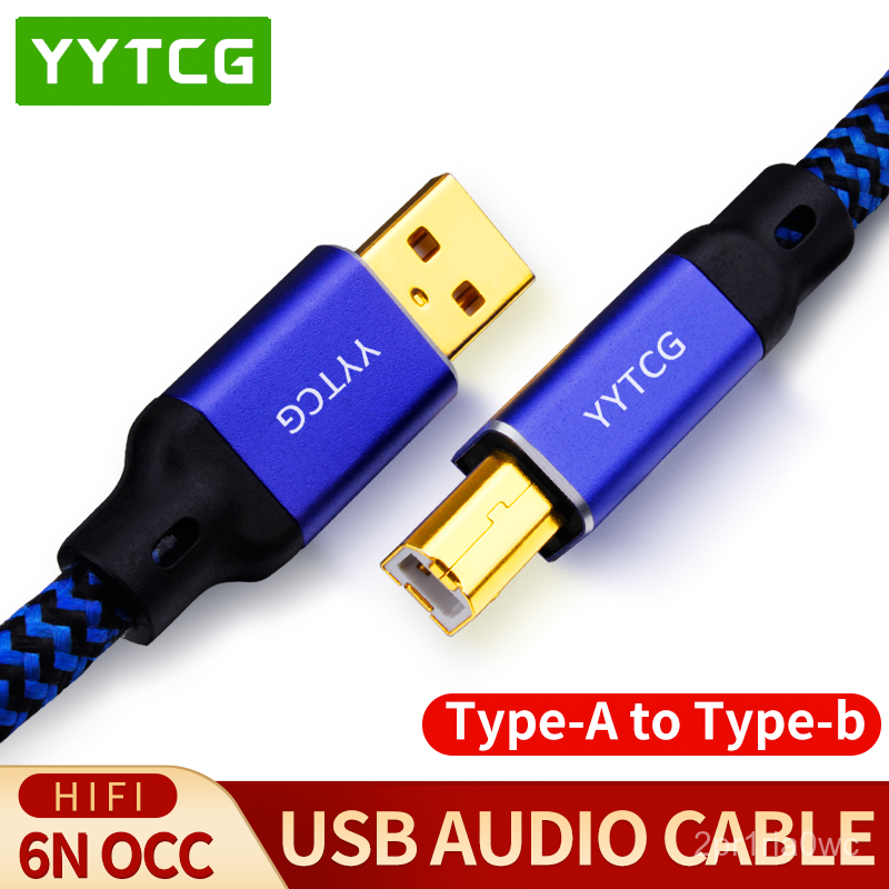 YYTCG Hifi USB Cable High Quality Type A To Type B Hifi Data Cable For ...