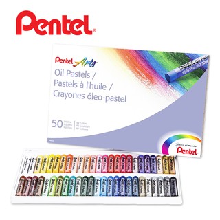 🖍สีชอล์ค Pentel สีพาสเทล รุ่น 49สี 50แท่ง