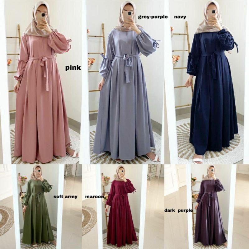 Maxi DRESS ชุดเดรสจัมโบ้ แบบเรียบ | Stella MAXI | ชุดแม็กซี่เดรส ไซซ์ 5L XXXL XXL XL L M S แฟชั่นล่า