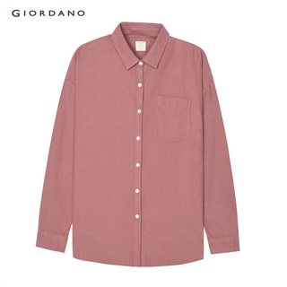 GIORDANO เสื้อเชิ้ตผู้หญิง Womens Flannel Shirt 05341601