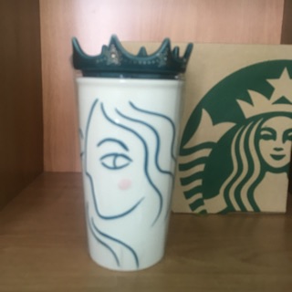 Starbucks แก้ว Double Wall Ceramic มงกุฎ ของแท้