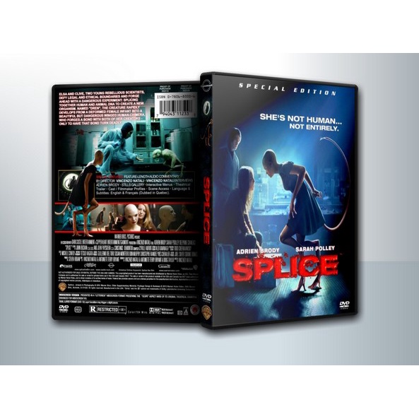 [ DVD Movie มีปก+สกรีนแผ่น-ไม่มีกล่อง ] Splice สัตว์สาวกลายพันธุ์ล่าสยองโลก [ 1 DVD ]