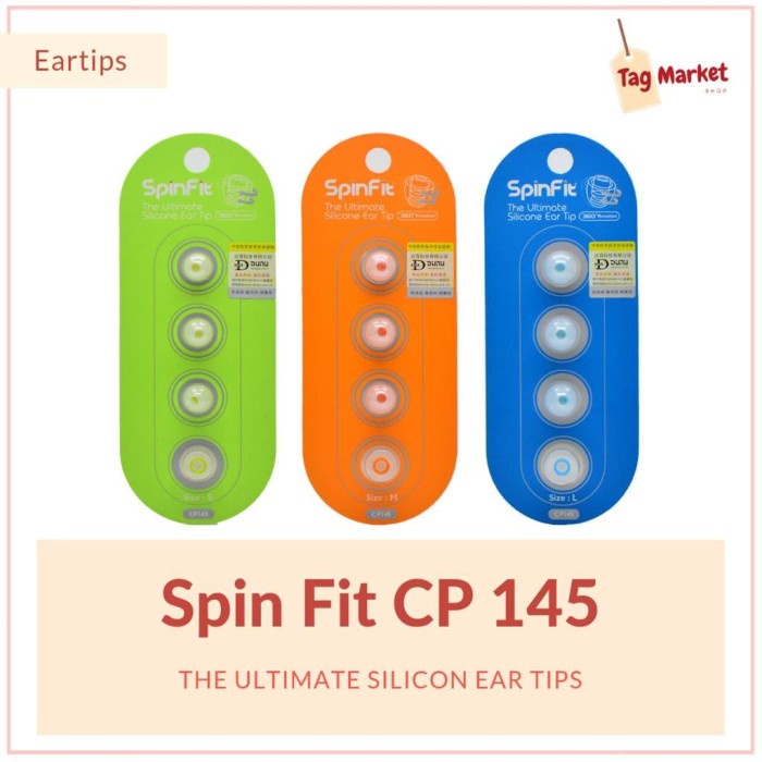 Original SPINFIT CP145 ULTIMATE ซิลิโคนหูหมุน 360
