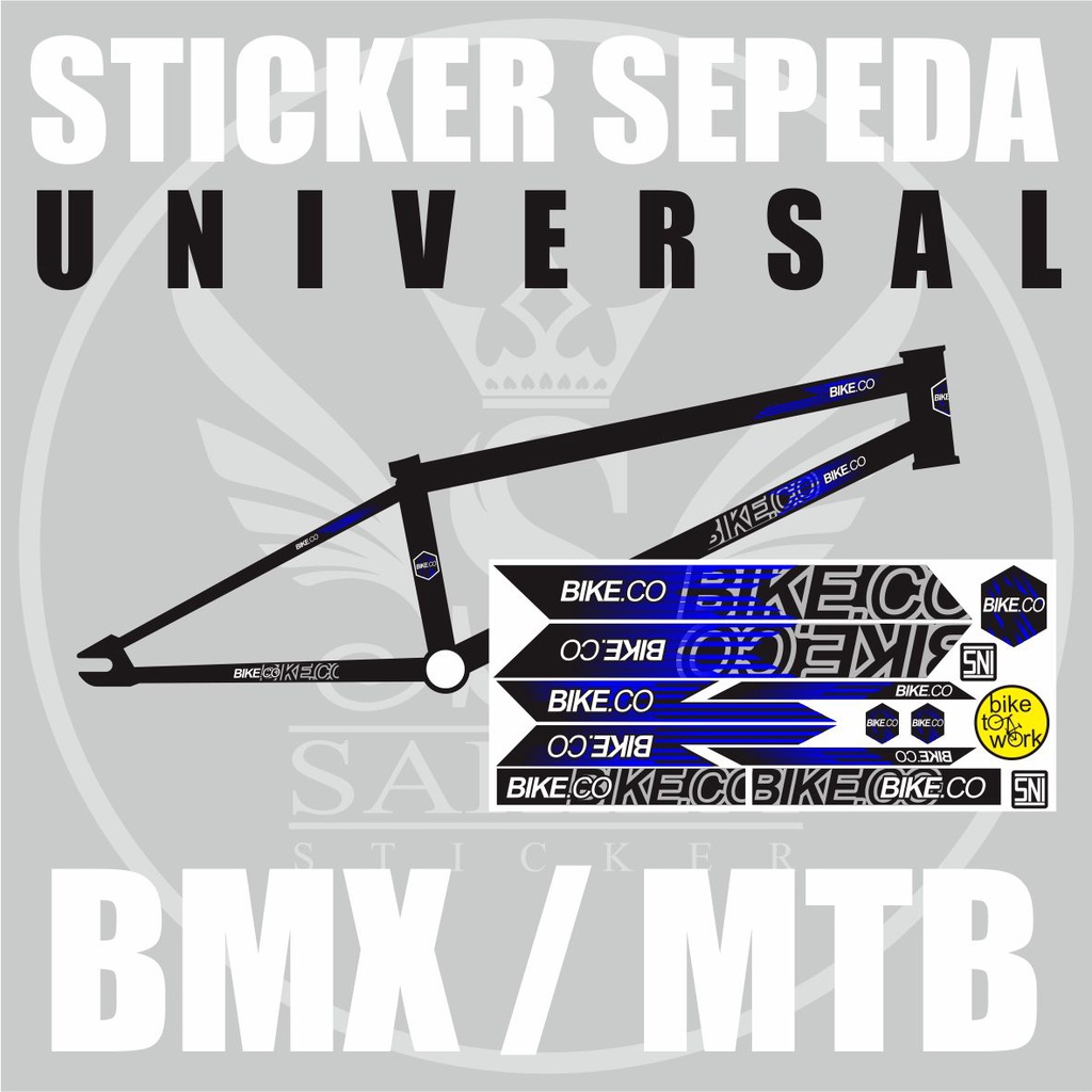 BMX / MTB / UNIVERSAL BIKE STICKER STRIPING BIKE.CO 08