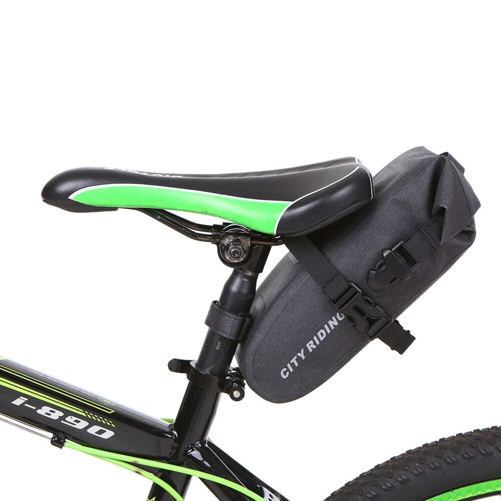 กระเป๋าใต้อานจักรยานกันน้ำผ้าแคนวาส FREE RIDING 1.5L Bike Saddle Bag Cycling Seat Post Bag